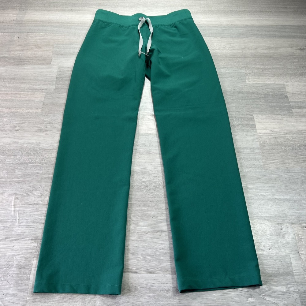 Figs Scrub Pants Womens XS Green Technical Collection Drawstring T21003